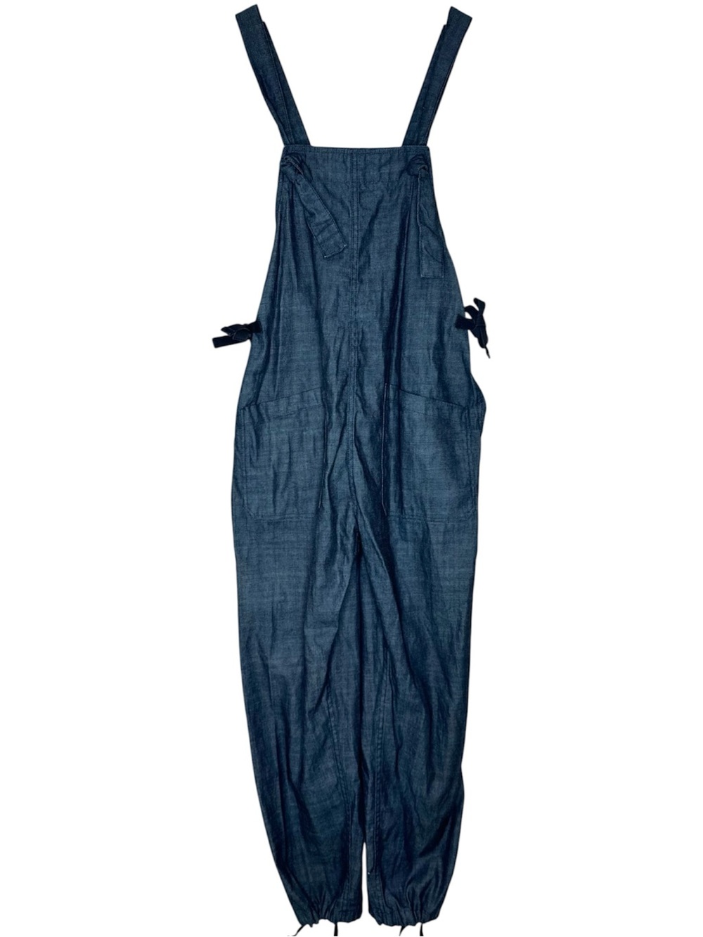 FWK Engineered Garments Dark Indigo Overalls Size Small 1 Tie Details Utility